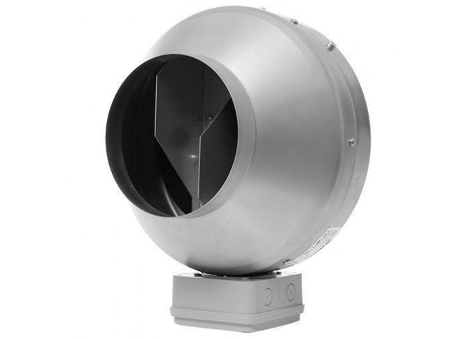 Круглый канальный вентилятор Вентс ВКМц 160 серый